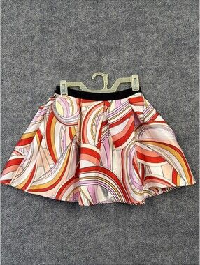 Tease Me Colorful Mini Skirt A-line Puffy Skirt With Pockets Size 0